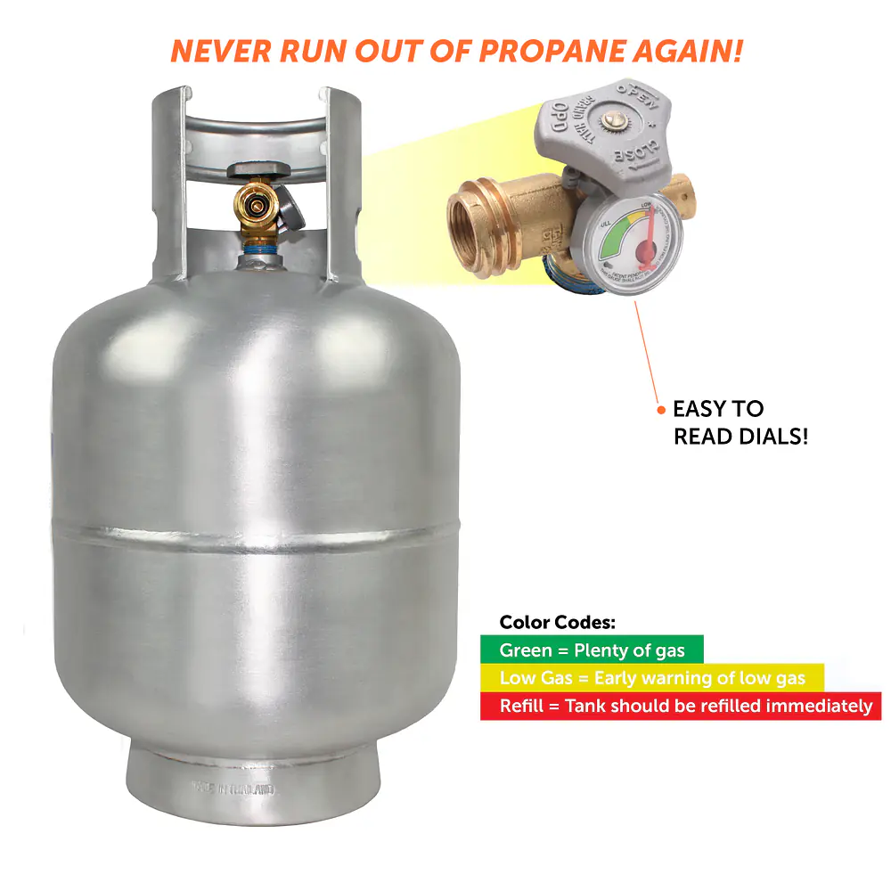 20# Aluminum LP Cylinders w/OPD with Gauge - Master