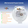 20# Horizontal Propane Cylinder - Master