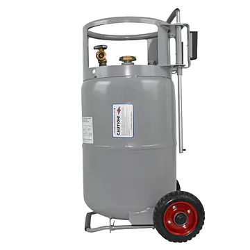 20# Horizontal & Vertical Propane Cylinder w/OPD W/Wheels - Master