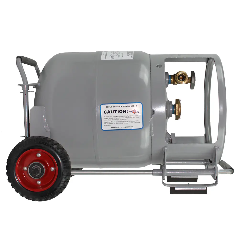 20# Horizontal & Vertical Propane Cylinder w/OPD W/Wheels - Master