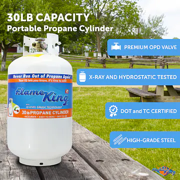 30# LP Cylinders w/OPD with Gauge - Master