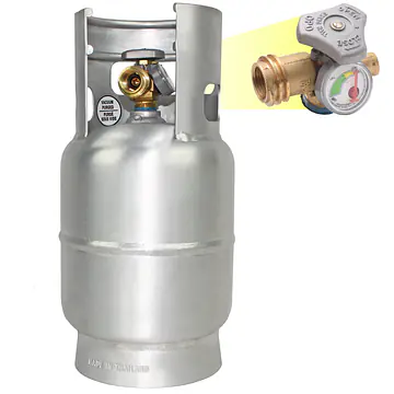 5# Aluminum LP Cylinder w/OPD & Gauge - Master