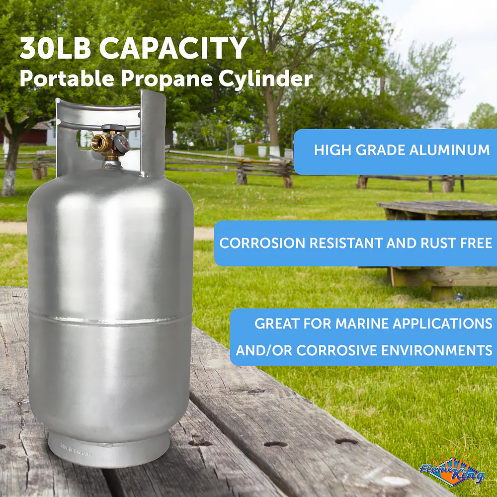 30# Aluminum LP Cylinders w/OPD with Gauge - Master