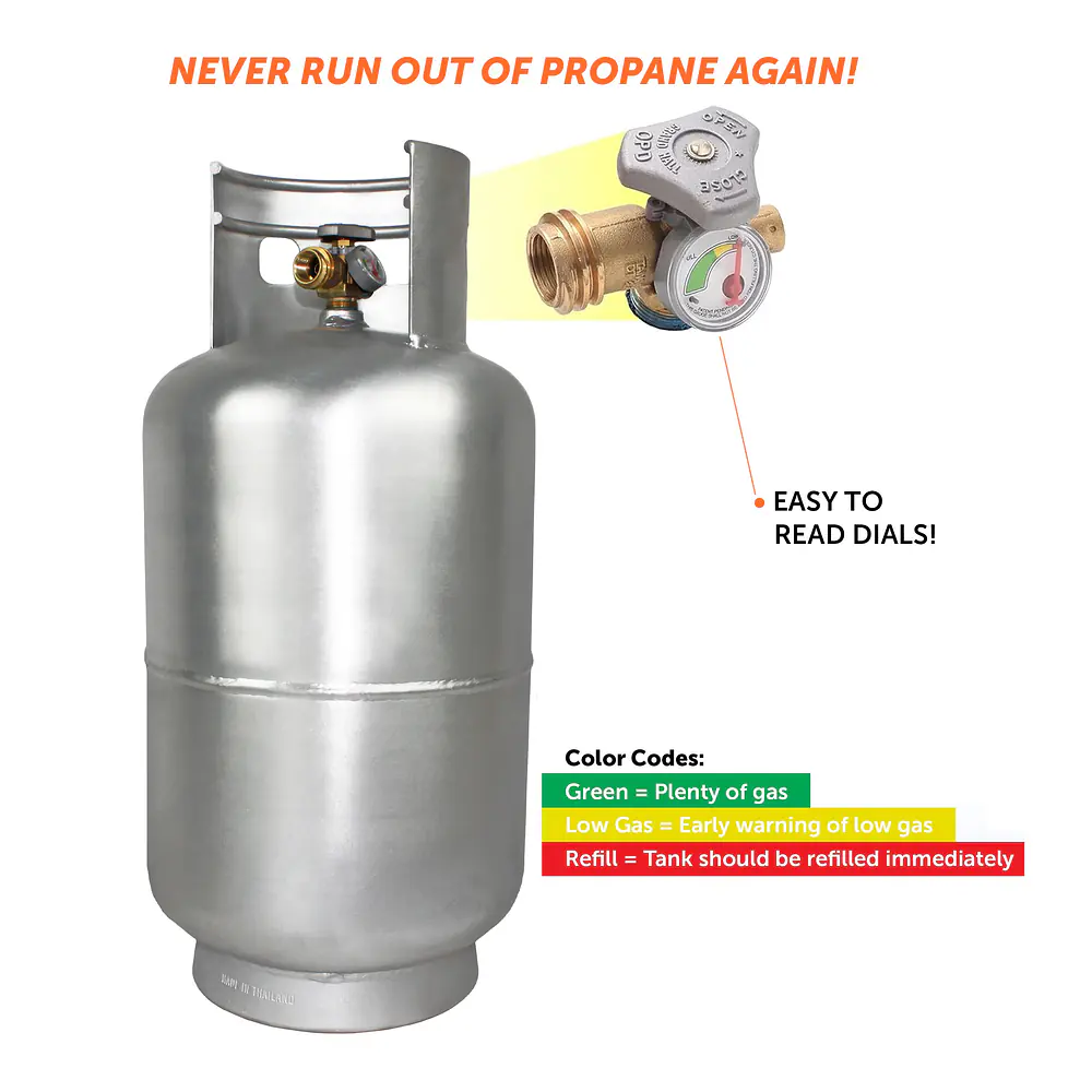 30# Aluminum LP Cylinders w/OPD with Gauge - Master