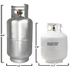 30# Aluminum LP Cylinders w/OPD with Gauge - Master