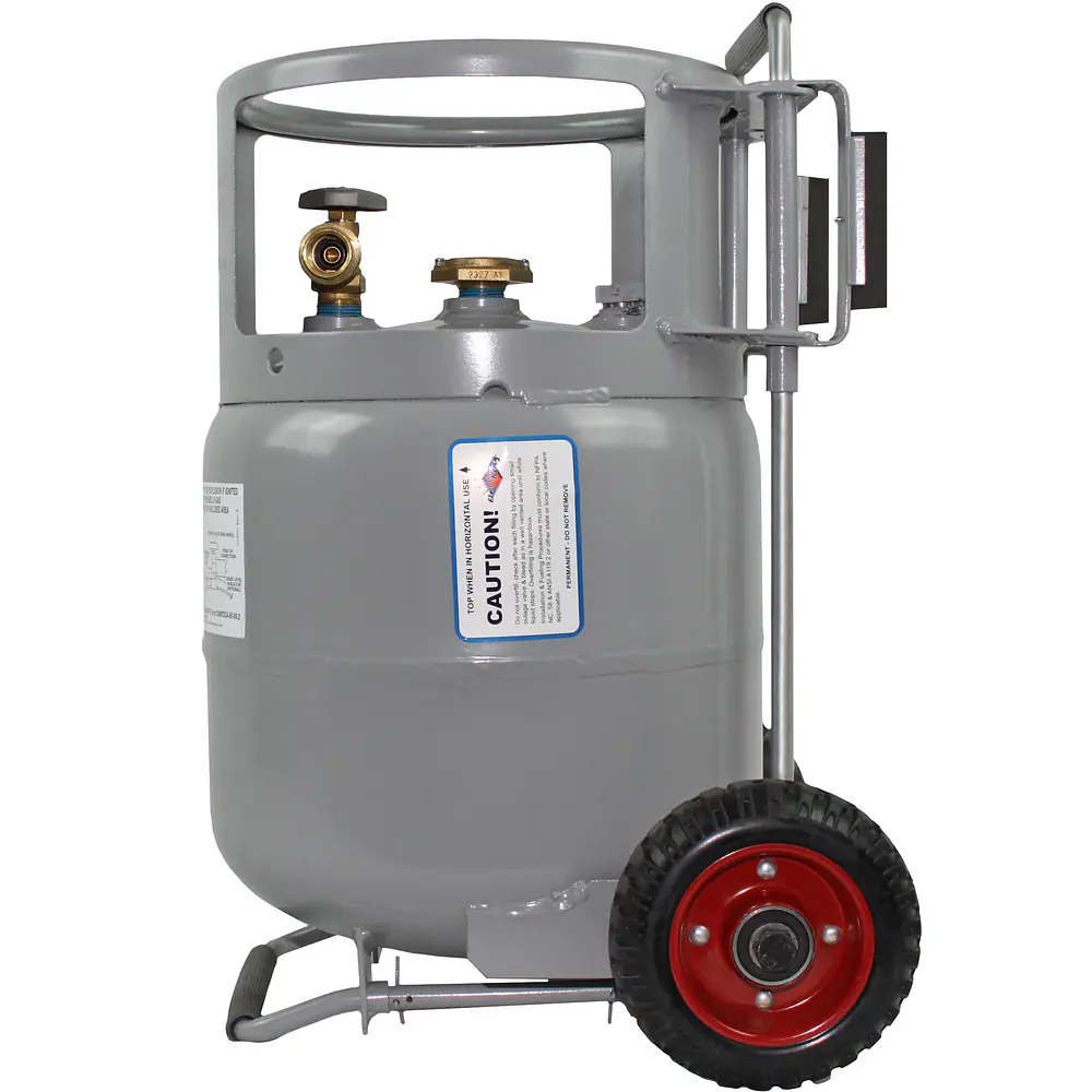 30# Horizontal & Vertical Propane Cylinder w/OPD W/Wheels - Master