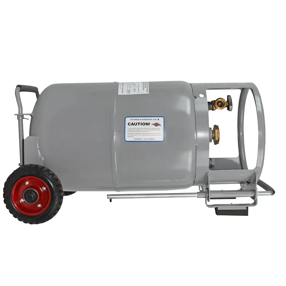 30# Horizontal & Vertical Propane Cylinder w/OPD W/Wheels - Master