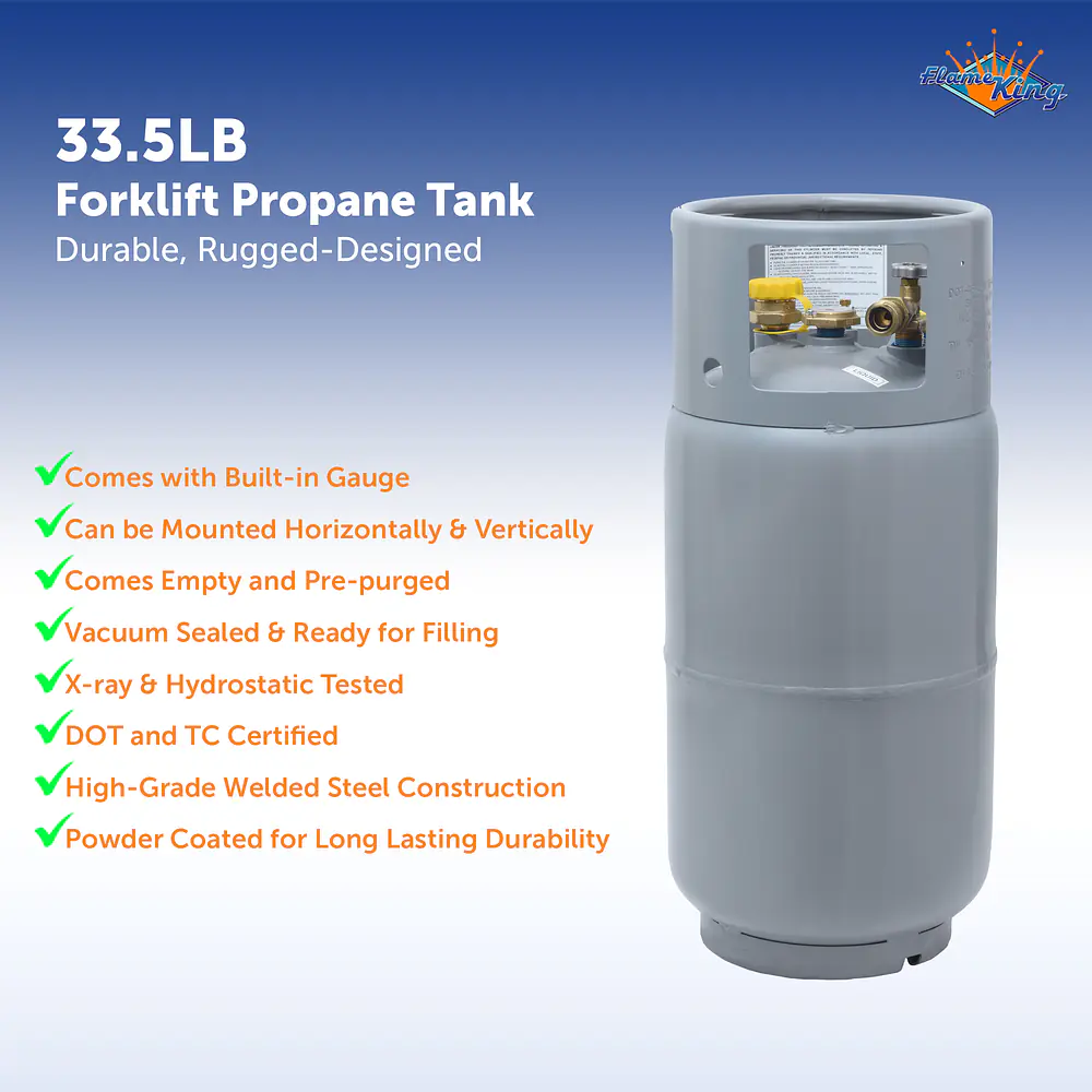 33.5# Steel Forklift Cylinder - Master