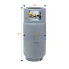 33.5# Steel Forklift Cylinder - Master