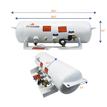 5.9 gal ASME tank, 8x31 - Master