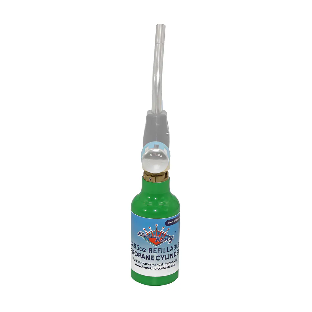 1/4-lb Empty Refillable Propane Cylinder, Green - Master