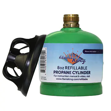 1/2 lb Refillable LP Cylinder, 16.4oz., Green - Master