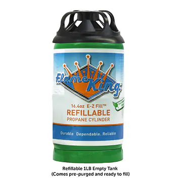 1# Refillable LP Cylinder, 16.4oz., Green - Master