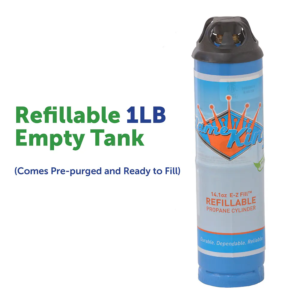 1# Refillable LP Cylinder, 14.1oz., Blue - Master