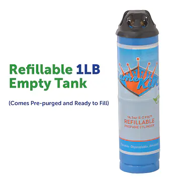 1# Refillable LP Cylinder, 14.1oz., Blue - Master