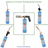 1# Refillable LP Cylinder, 14.1oz., Blue - Master