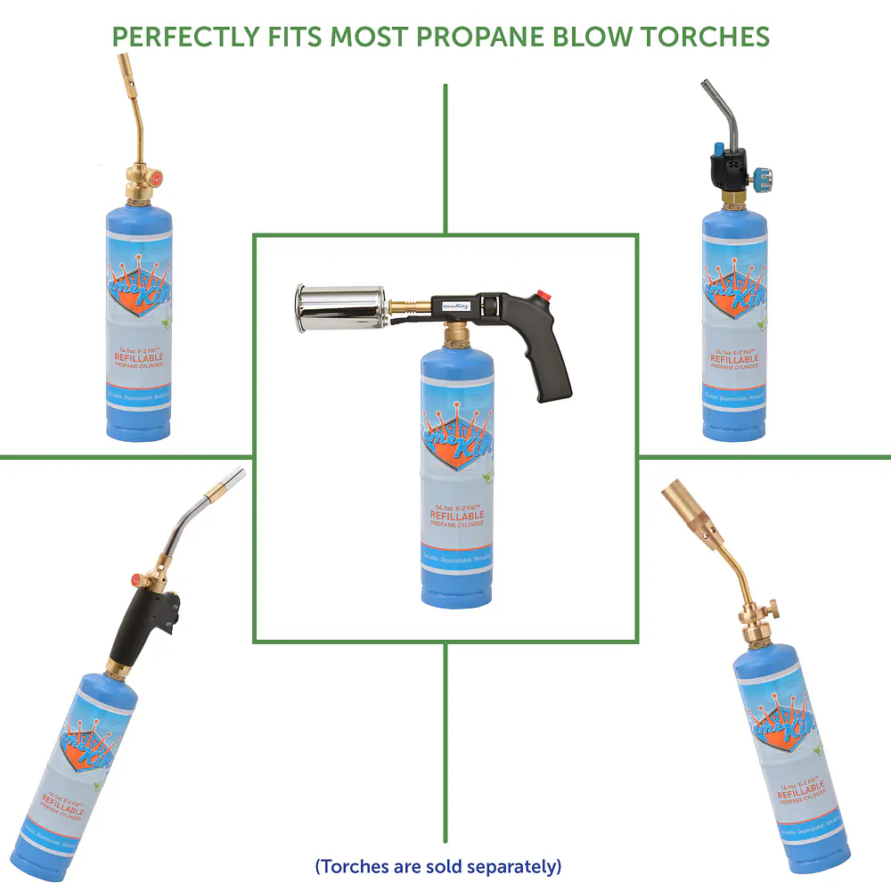 1# Refillable LP Cylinder, 14.1oz., Blue - Master