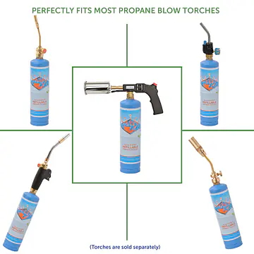 1# Refillable LP Cylinder, 14.1oz., Blue - Master