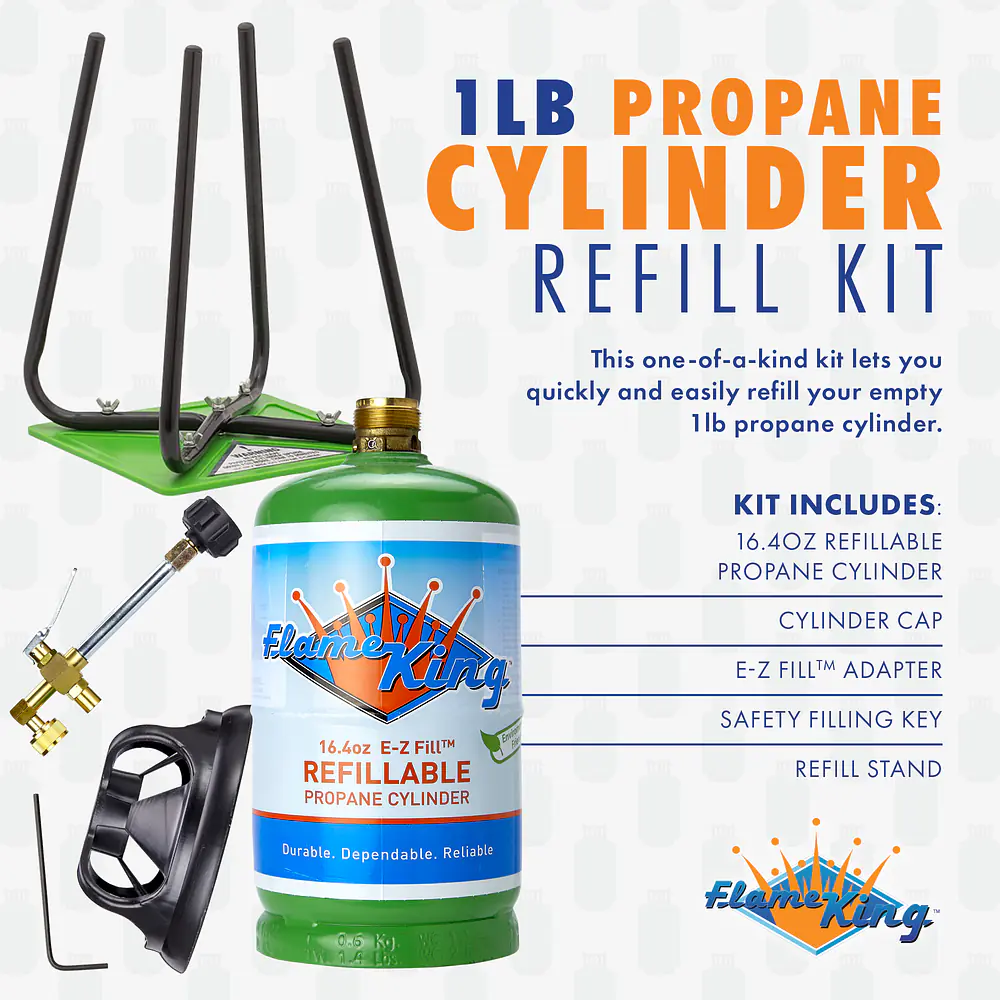 1# Refillable Cylinder + Kit - Master