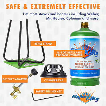 1# Refillable Cylinder + Kit - Master