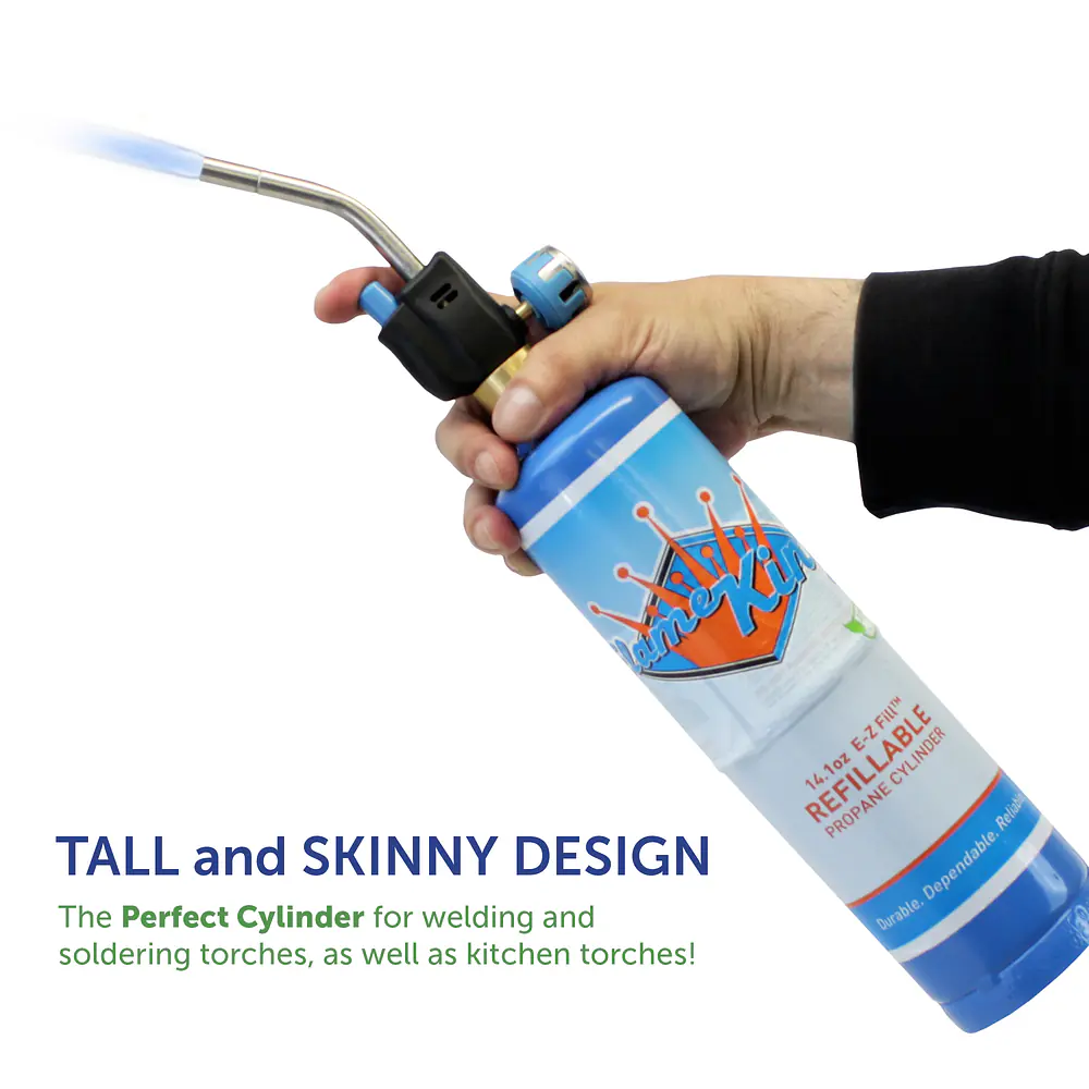 14 oz Refillable Cylinder Kit-Blue - Master