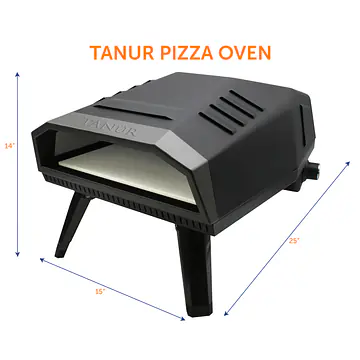 12-inch Portable Outdoor Propane Pizza Oven - Master