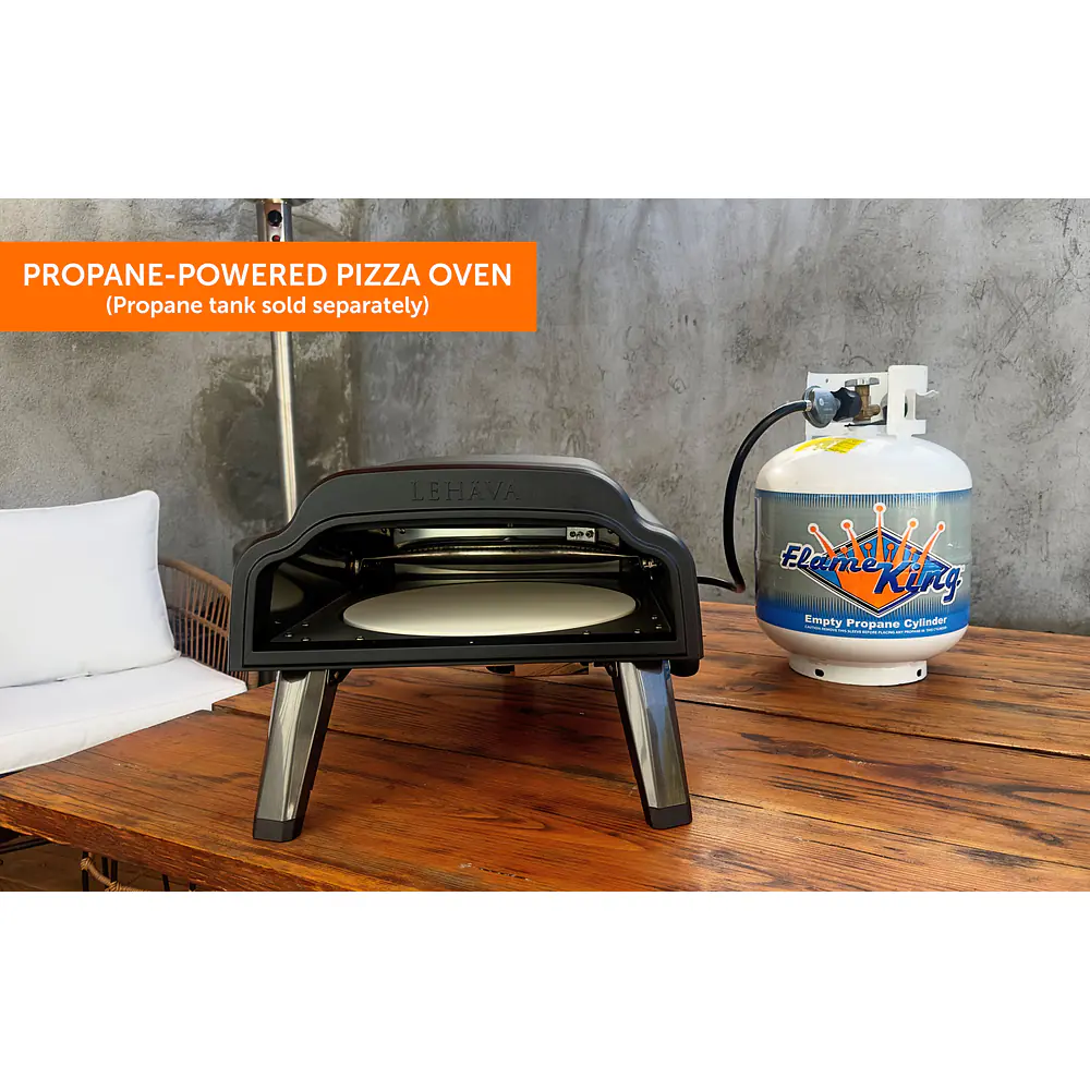 14-inch, 360 Degree Rotating Propane Pizza Oven - Master