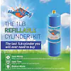 14 oz Refillable Cylinder Kit-Blue - Master