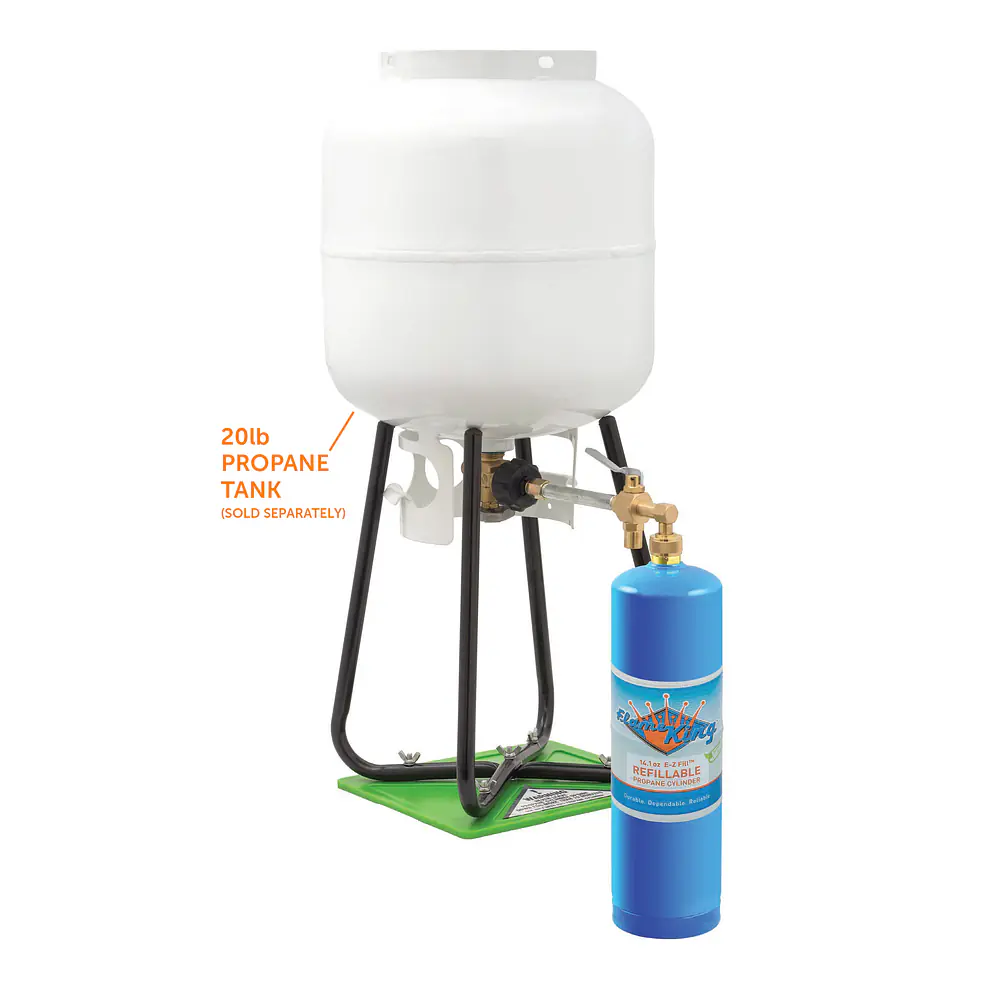 14 oz Refillable Cylinder Kit-Blue - Master