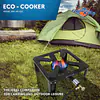 100,000 BTU, 0-20 PSI, Turkey Fryer Single Propane Burner Bayou Cooker - Master