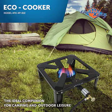100,000 BTU, 0-20 PSI, Turkey Fryer Single Propane Burner Bayou Cooker - Master