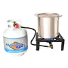 100,000 BTU, 0-20 PSI, Turkey Fryer Single Propane Burner Bayou Cooker - Master