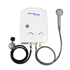Portable Tankless Water Heater Propane Gas 5L 1.32GPM at 34,000 BTU, Outdoor Instant Hot Water Shower for RV, Camping, Farm, Cabins - Master