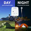 Portable Tankless Water Heater Propane Gas 5L 1.32GPM at 34,000 BTU, Outdoor Instant Hot Water Shower for RV, Camping, Farm, Cabins - Master