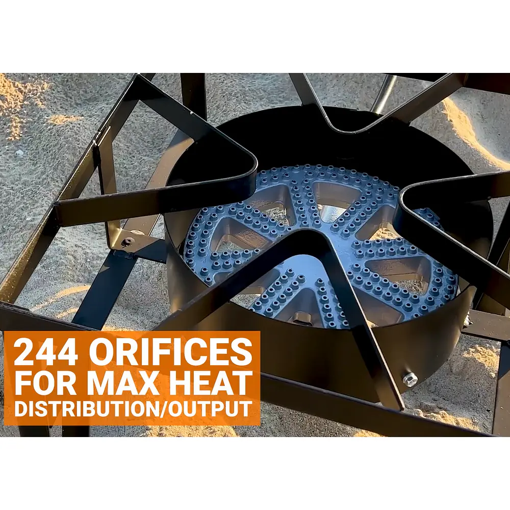 Heavy Duty 200,000 BTU Propane Gas Single Burner - Master