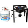 Heavy Duty 200,000 BTU Propane Gas Single Burner - Master
