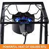 100,000 BTU Propane Gas Single Burner w/ legs - Master