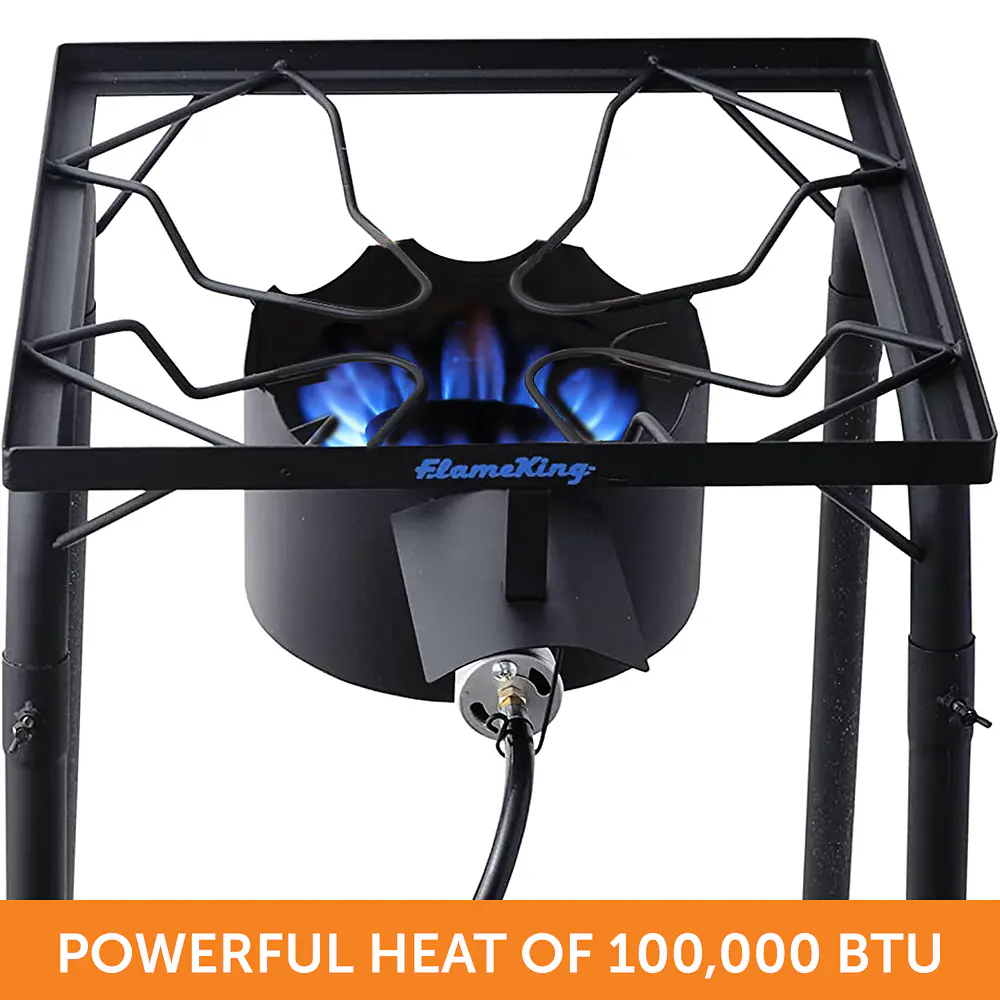 100,000 BTU Propane Gas Single Burner w/ legs - Master