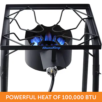 100,000 BTU Propane Gas Single Burner w/ legs - Master
