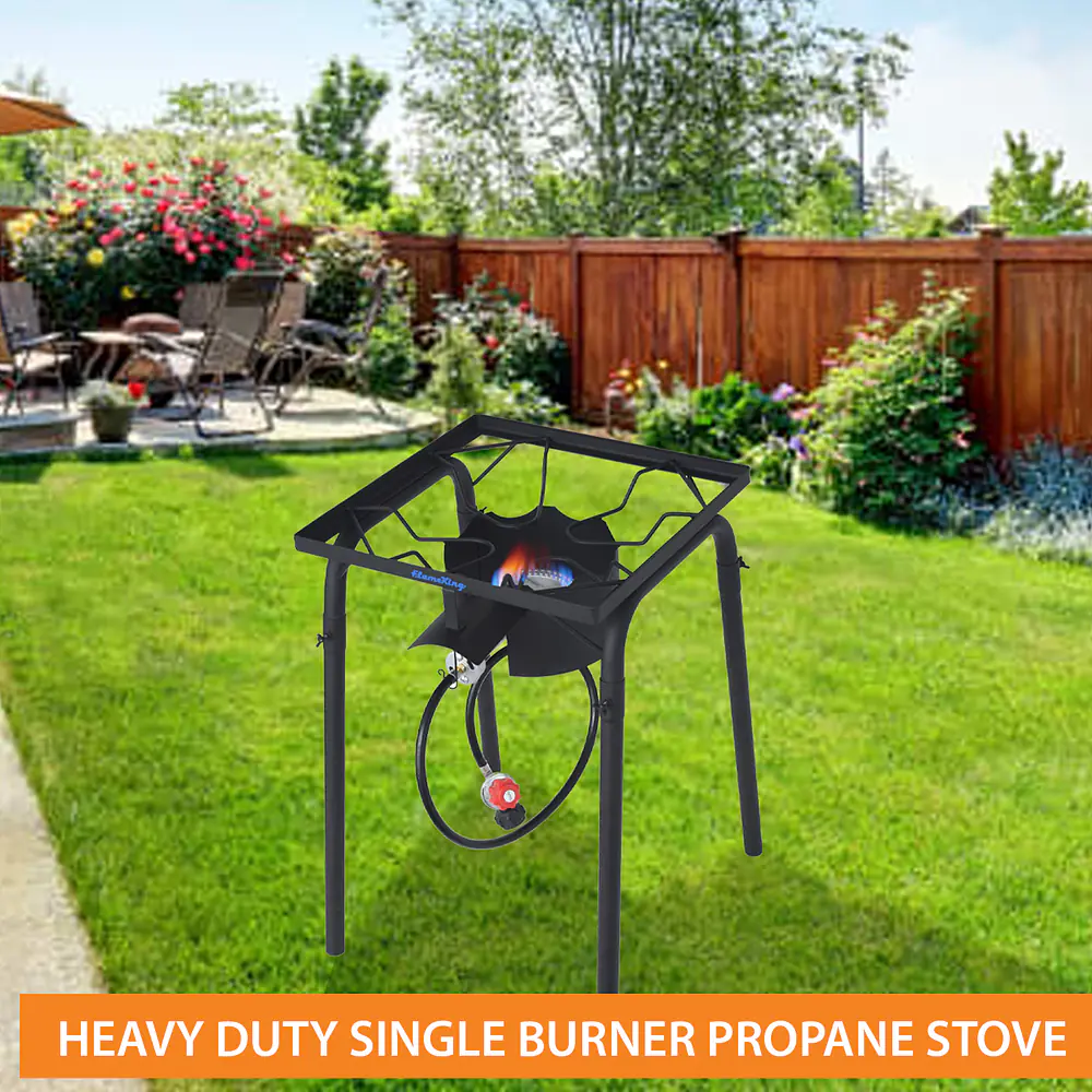 100,000 BTU Propane Gas Single Burner w/ legs - Master