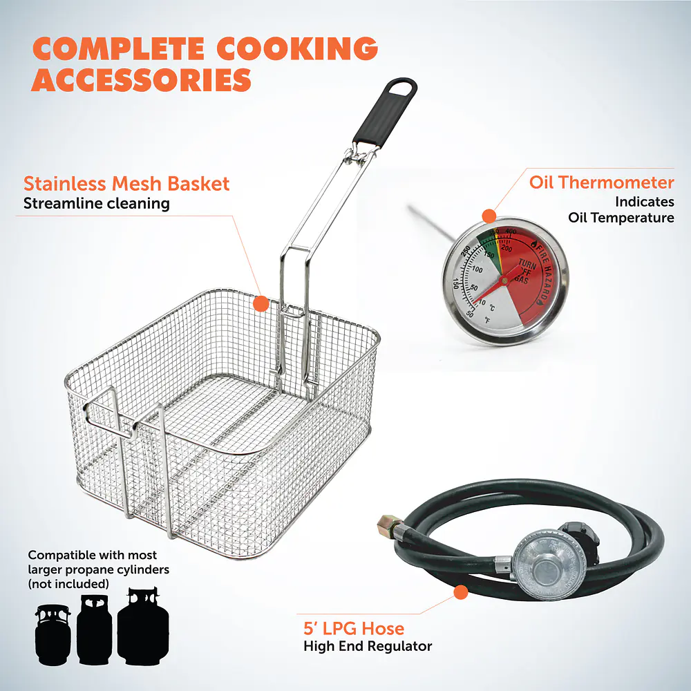 Portable Propane Deep Fryer - Master