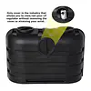 Dual 20LB LP Propane Tank Light Plastic Heavy Duty Cover -Black - Master