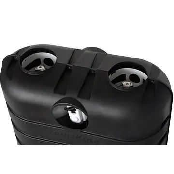 Dual 20LB LP Propane Tank Light Plastic Heavy Duty Cover -Black - Master
