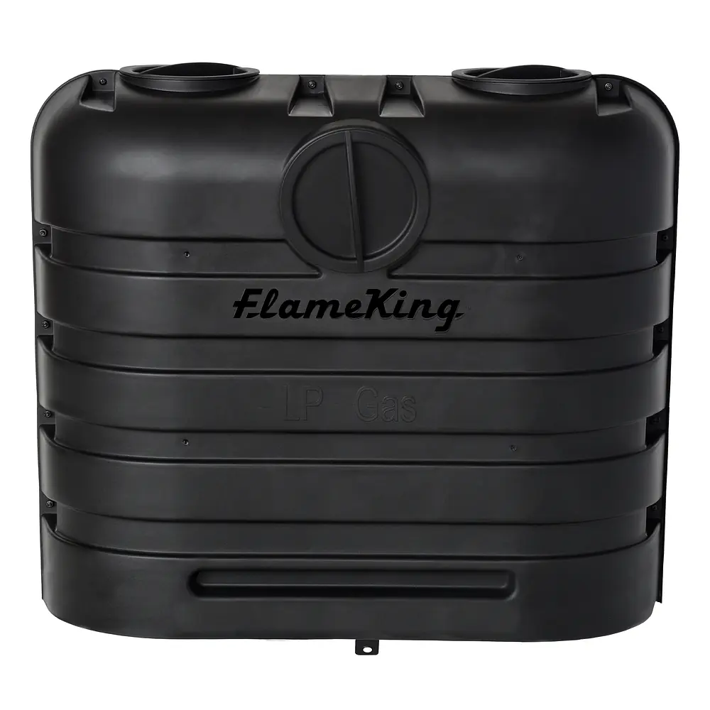 Dual 30LB LP Propane Tank Light Plastic Heavy Duty Cover - Black - Master