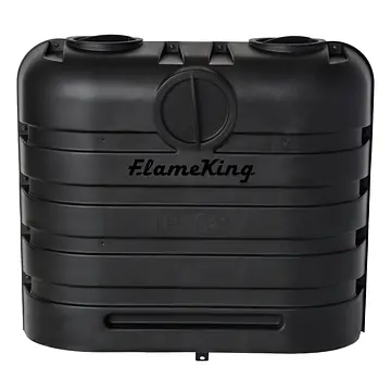 Dual 30LB LP Propane Tank Light Plastic Heavy Duty Cover - Black - Master