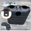Dual 30LB LP Propane Tank Light Plastic Heavy Duty Cover - Black - Master