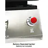 2-Burner Propane Tabletop 22", Heavy Duty Flat Top Cast Iron Griddle Grill Station - Master