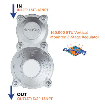 2-stage regulator 150,000 BTU - Master