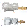 2-stage regulator with POL 150,000 BTU - Master