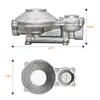 2-stage regulator 300,000 BTU - Master